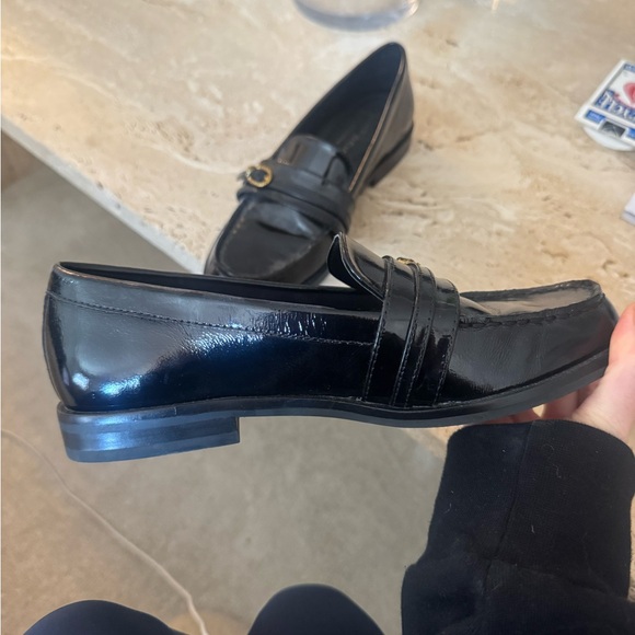Kurt Geiger Black Leather Loafers - Picture 2 of 5